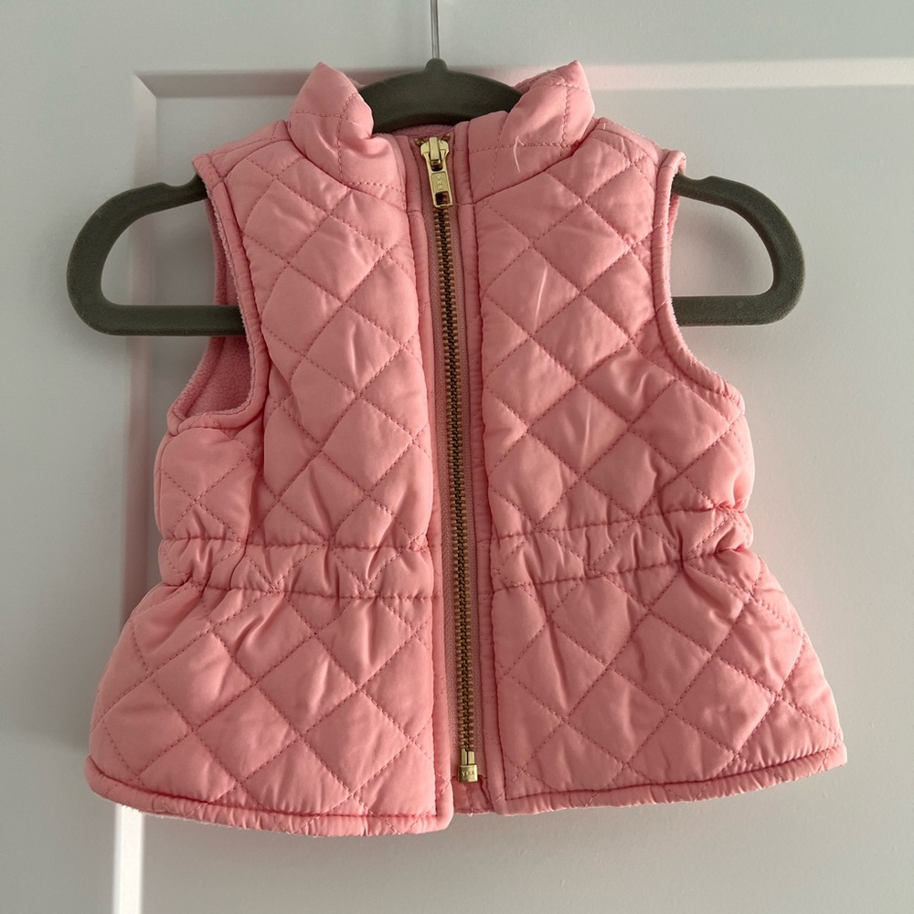 Old Navy Pink Puffer Vest